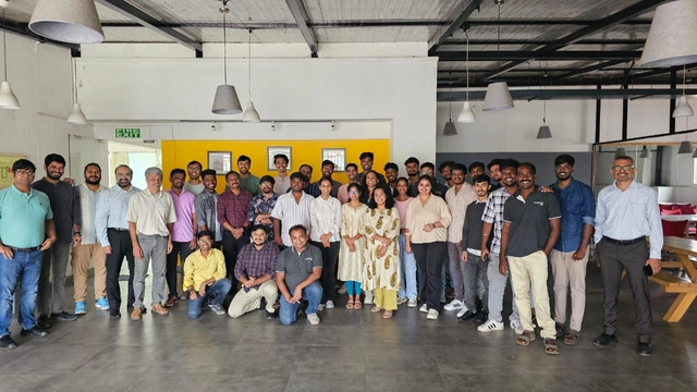 The Invenzo Labs team at a company celebration
