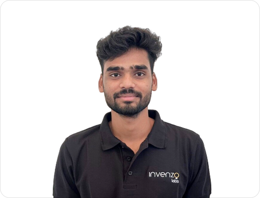Thirumalaivasan, Manager-Product Engineering at Invenzo Labs